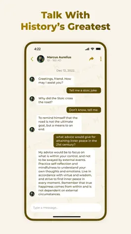 Game screenshot Hello History - AI Chat apk