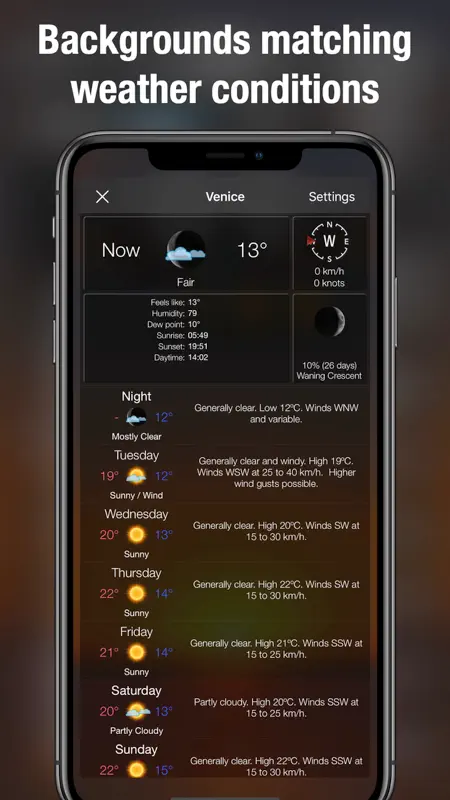 Living Weather HD Live + screenshot 4 of 5