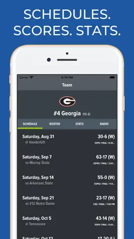 Game screenshot Georgia Football Schedules mod apk