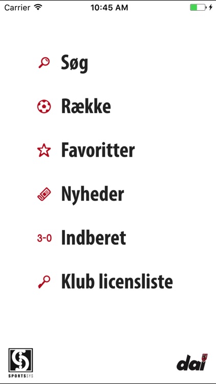DAI Fodbold by SportsSys Danmark