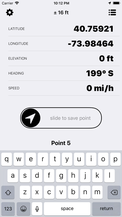 Screenshot #1 pour The GPS App