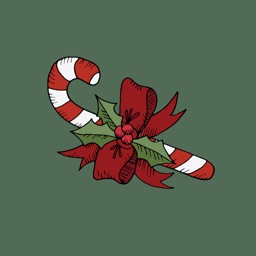Woodcut Christmas Stickers