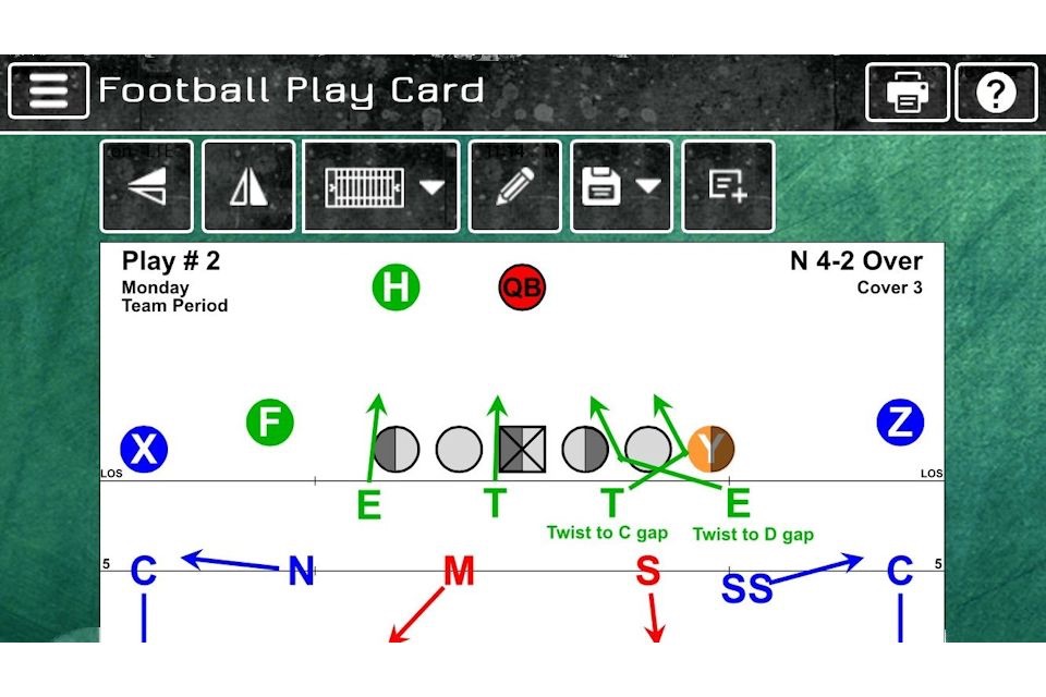 Football Play Card screenshot 2