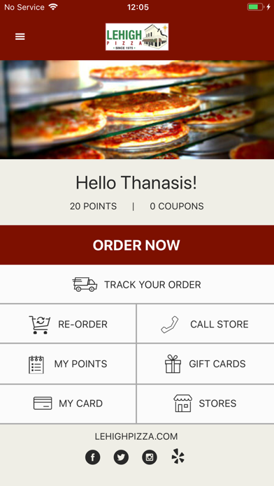 Lehigh Pizza Screenshot