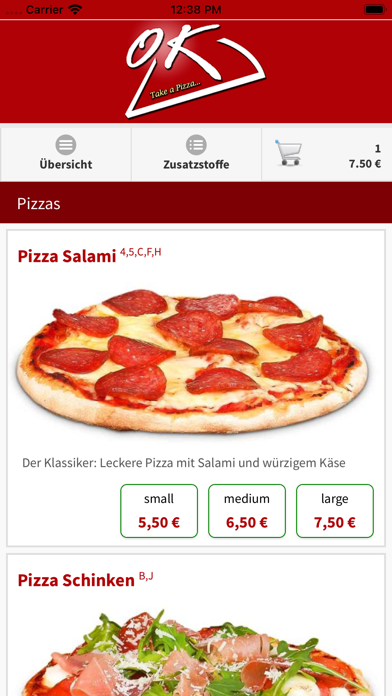 How to cancel & delete OK Pizza Lieferservice from iphone & ipad 4