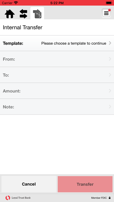 App screenshot