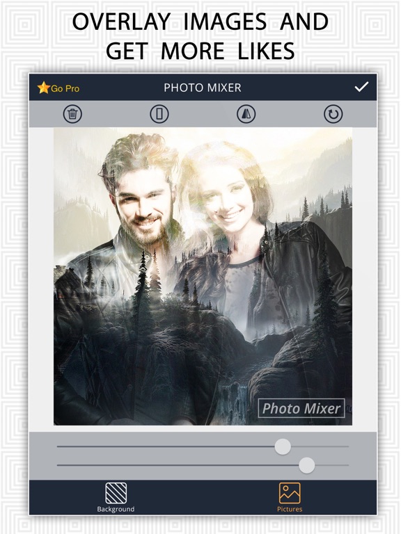 Ultimate Photo Mixer Blender iPad screenshot 5 - Photo & Video app