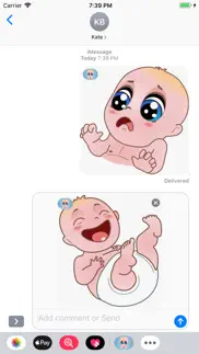 How to cancel & delete cute baby expressions 2