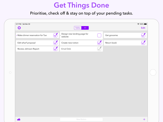 Screenshot #4 for Notions Task Manager