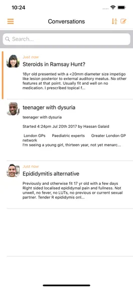 Game screenshot medCrowd: instant messaging apk