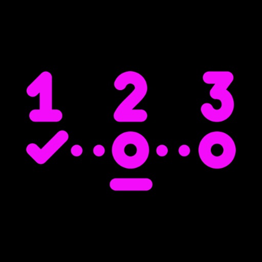 Brain train with numbers