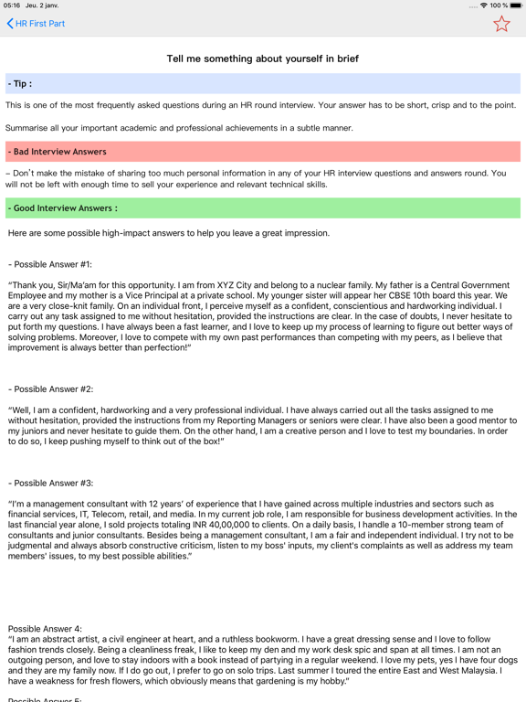 Interview Guid 2020 Q / A