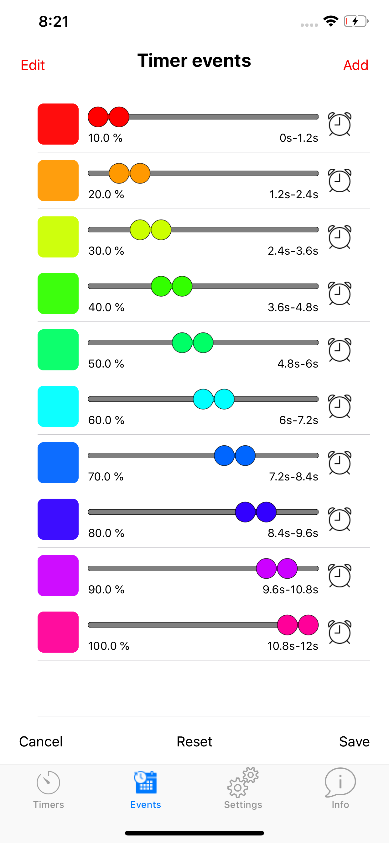 Colored Timer Pro screenshot 10