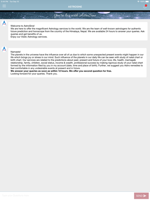 Screenshot #4 pour AstroSine My Astrology