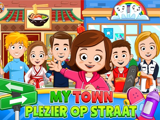 My Town : Street Fun iPad app afbeelding 1