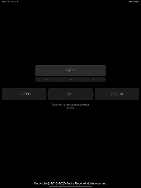 Screenshot #5 pour Temperature Converter-°C-°F-K