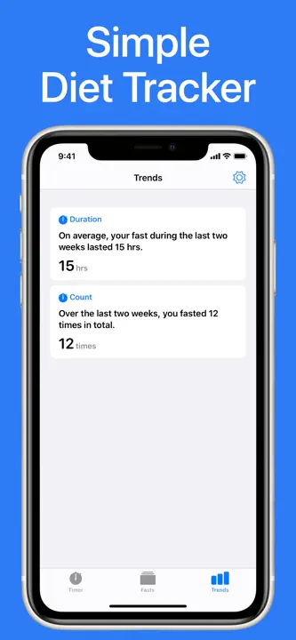 Fasting Tracker & Diet App: Screenshot 3 von 3