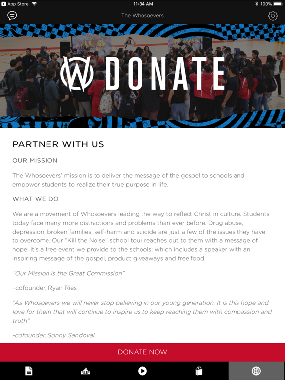 The Whosoevers iPad screenshot 5 - Social Networking app