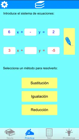 Game screenshot Sist. ecuaciones 2 incógnitas apk