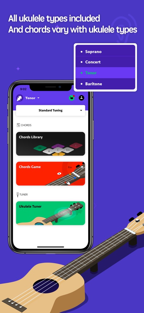 ukulele chords pro - uke chord - App de Música | MWM