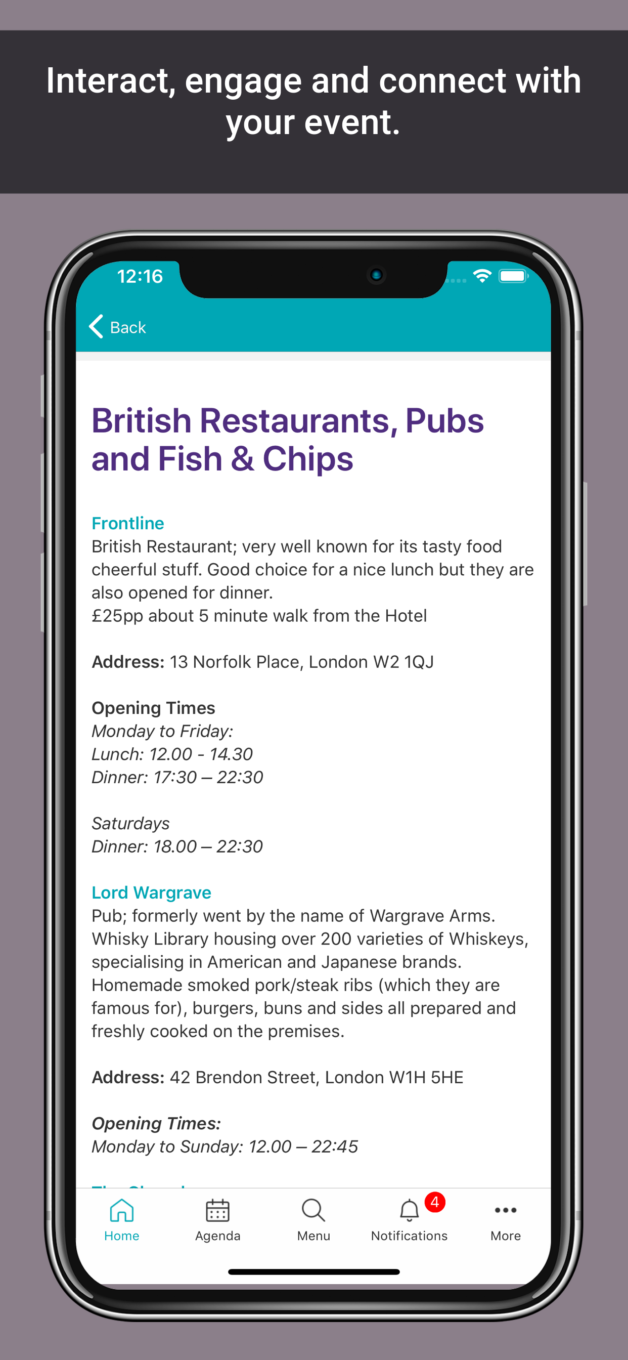 Grant Thornton Event App screenshot 3