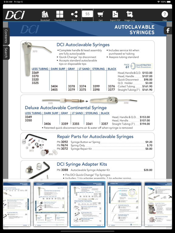DCI Dental iPad screenshot 5 - Shopping app