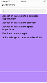 English Letter Writing Tips screenshot