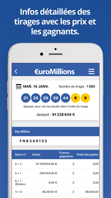 Screenshot #2 pour EuroMillions