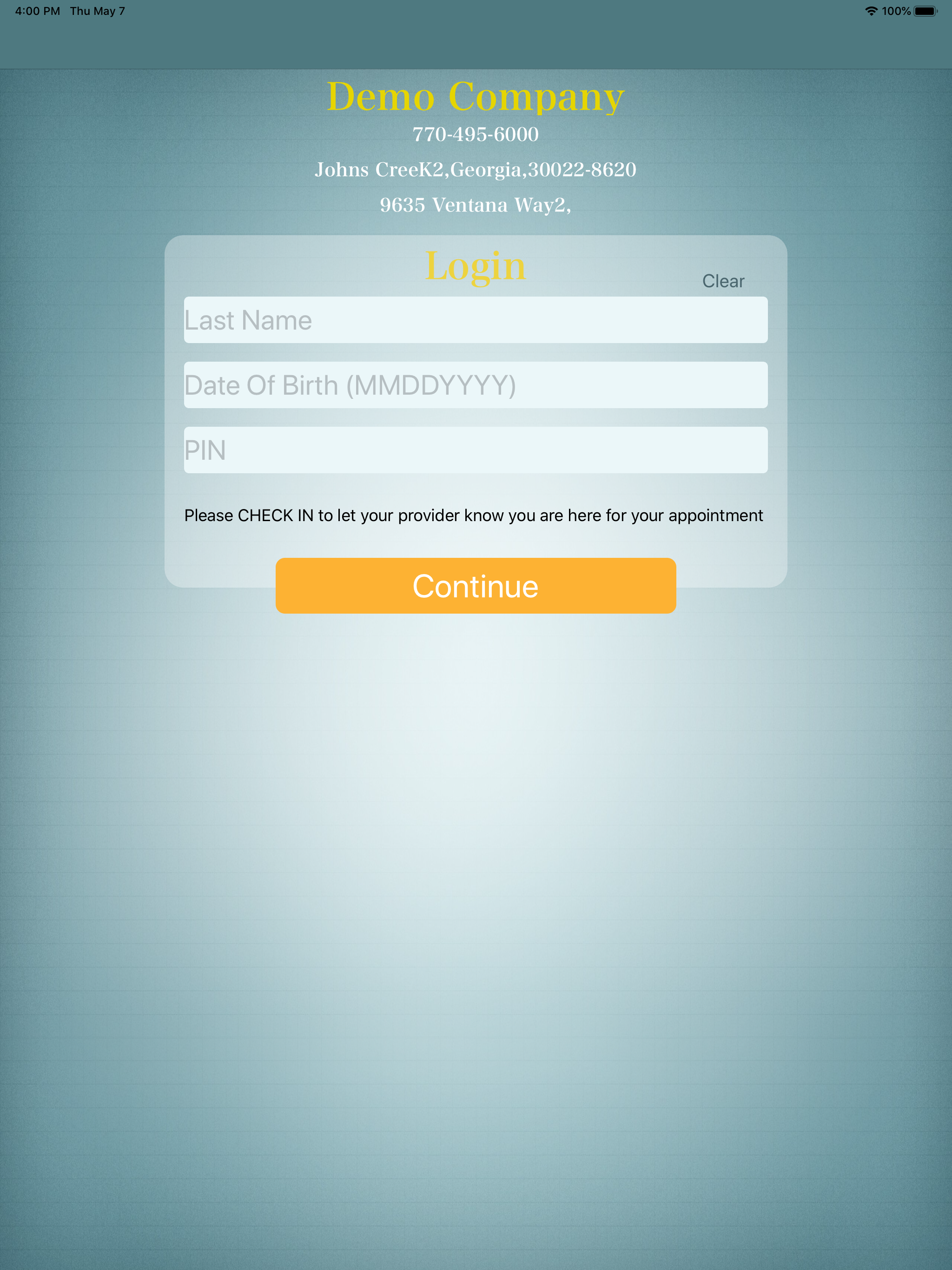 Client Checkin screenshot 11