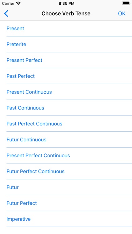 English Verb Learning