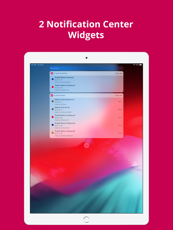 SF Muni Buses iPad screenshot 5 - Navigation app