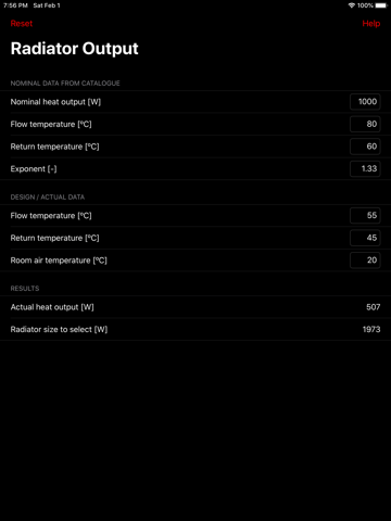RadiatorOutput - náhled