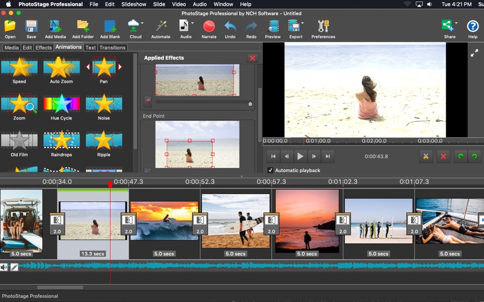 #3. PhotoStage Professional (macOS) Por: NCH Software
