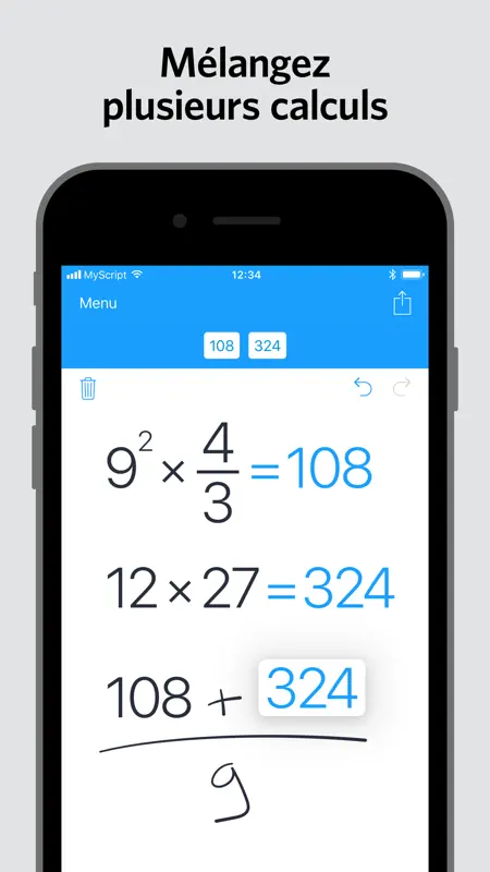 MyScript Calculator screenshot 4 of 5