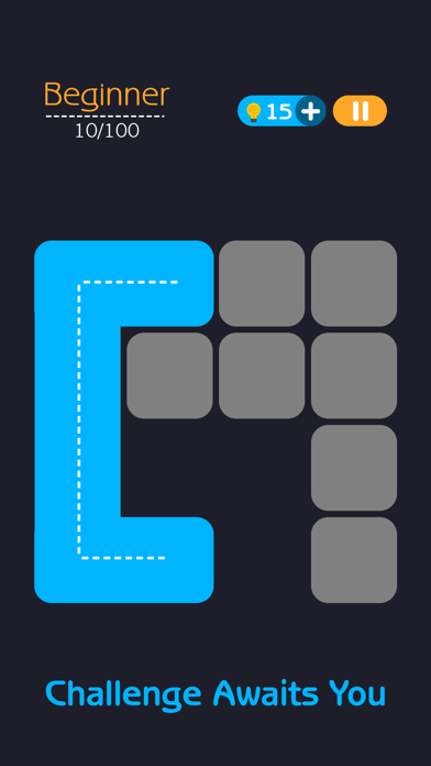 Screenshot #3 pour One Line Block Puzzle