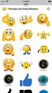 thumbs up emoji stickers iphone screenshot 2