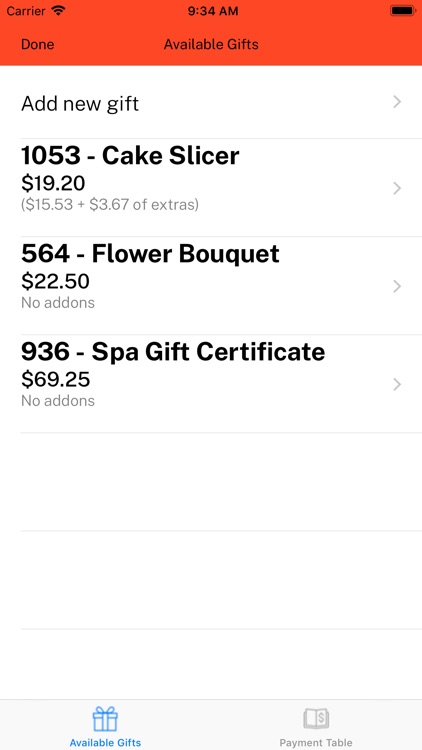 Gift Commission Calculator