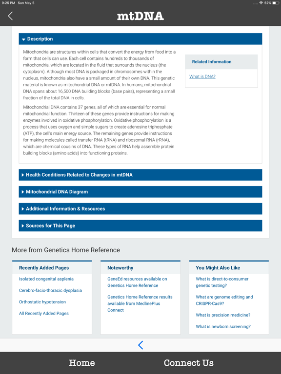 Gene Wiki iPad screenshot 5 - Medical app