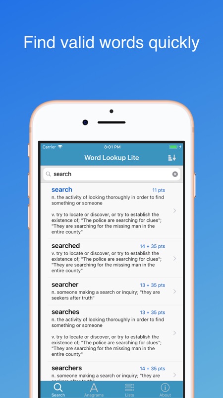 Word Lookup Lite screenshot 1