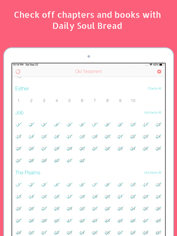 Daily Soul Bread iPad screenshot 1 - Productivity app