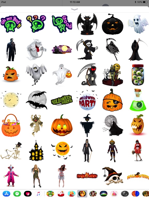 Screenshot #4 pour Halloween Day - Emojis Pack