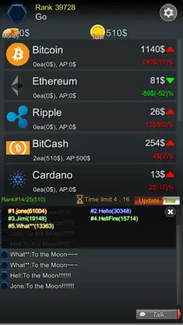 Game screenshot GAZUA-Cryptocurrency Simulator apk