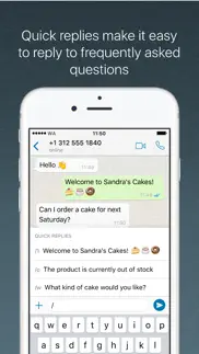 whatsapp business iphone screenshot 3