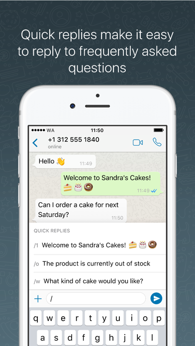 WhatsApp Business Screenshot