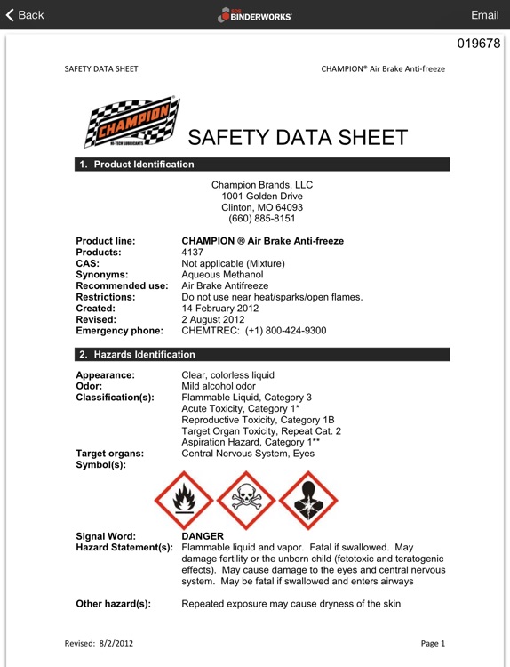SDS BinderWorks Mobile screenshot-3