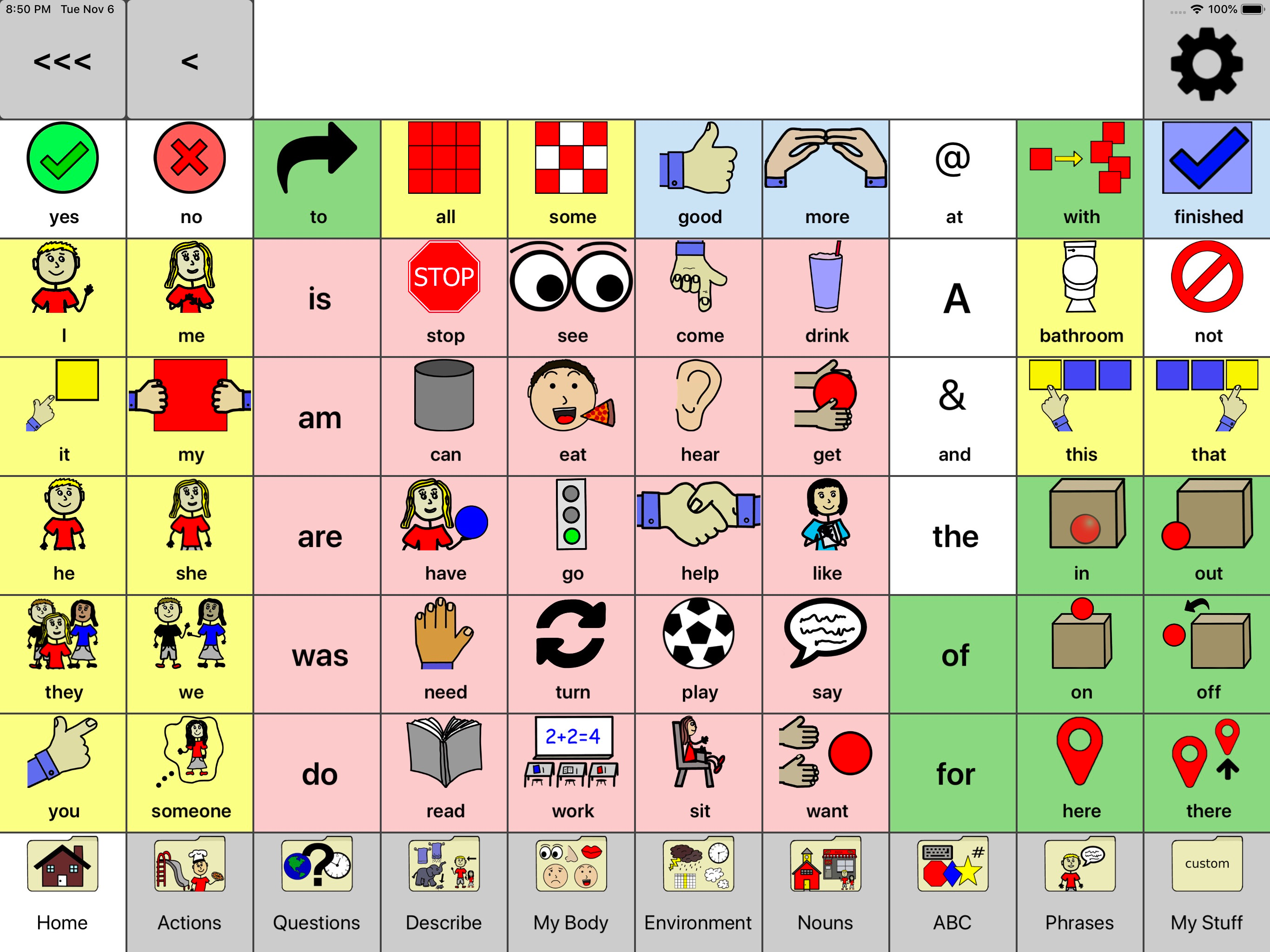 CoreVOICE - AAC core board screenshot 3