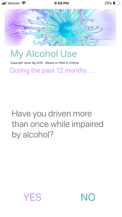 Screenshot #3 pour My Alcohol Use (Assessment)