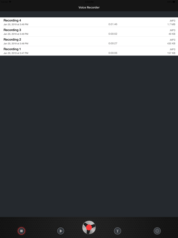 Screenshot #5 pour Voice Recorder - REC App