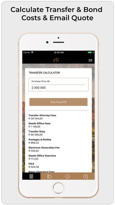 ESI Attorneys Screenshot