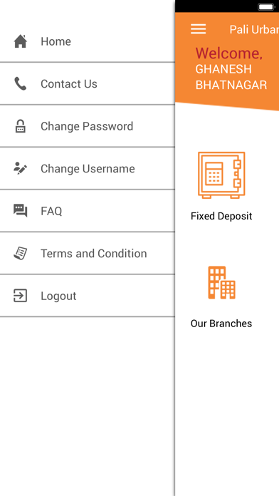 Pali Urban Co Operative Bank Screenshot